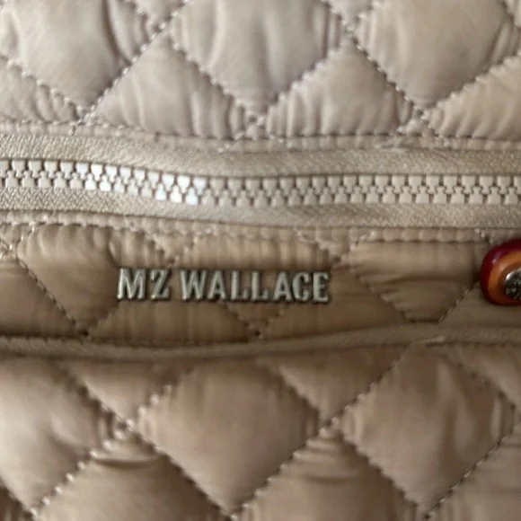 MZ Wallace Beige Quilted Metro Sling - Picture 2 of 5